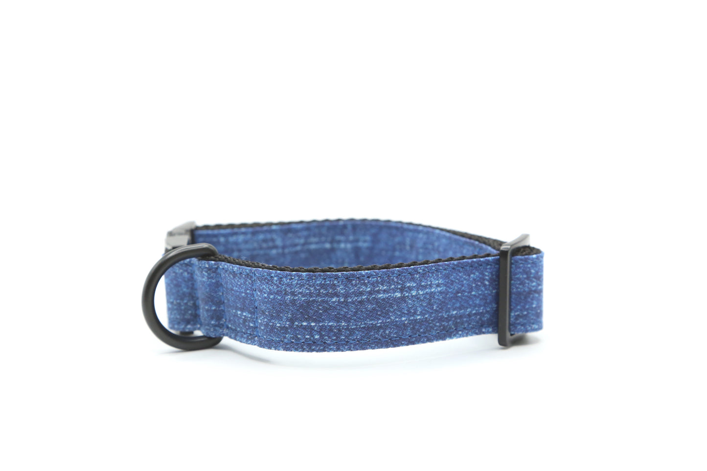 Faux Denim dog collar