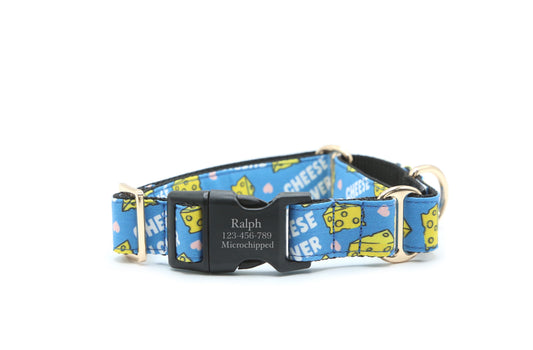 Cheese Lover dog collar