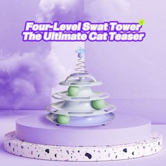 Whirl & Chase Cat Tower Toy