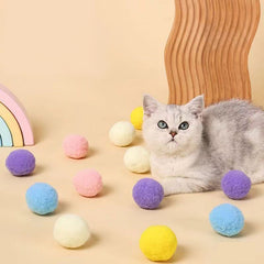 Soft Plush Ball Cat Toy