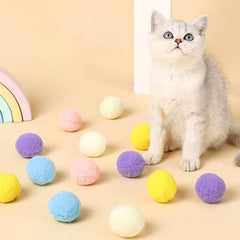 Soft Plush Ball Cat Toy