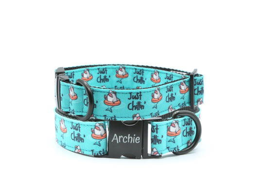 Just Chillin’ Shark Dog Collar
