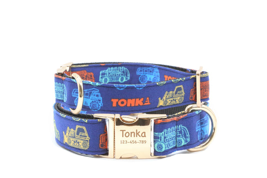 Tonka Truck Dog Collar