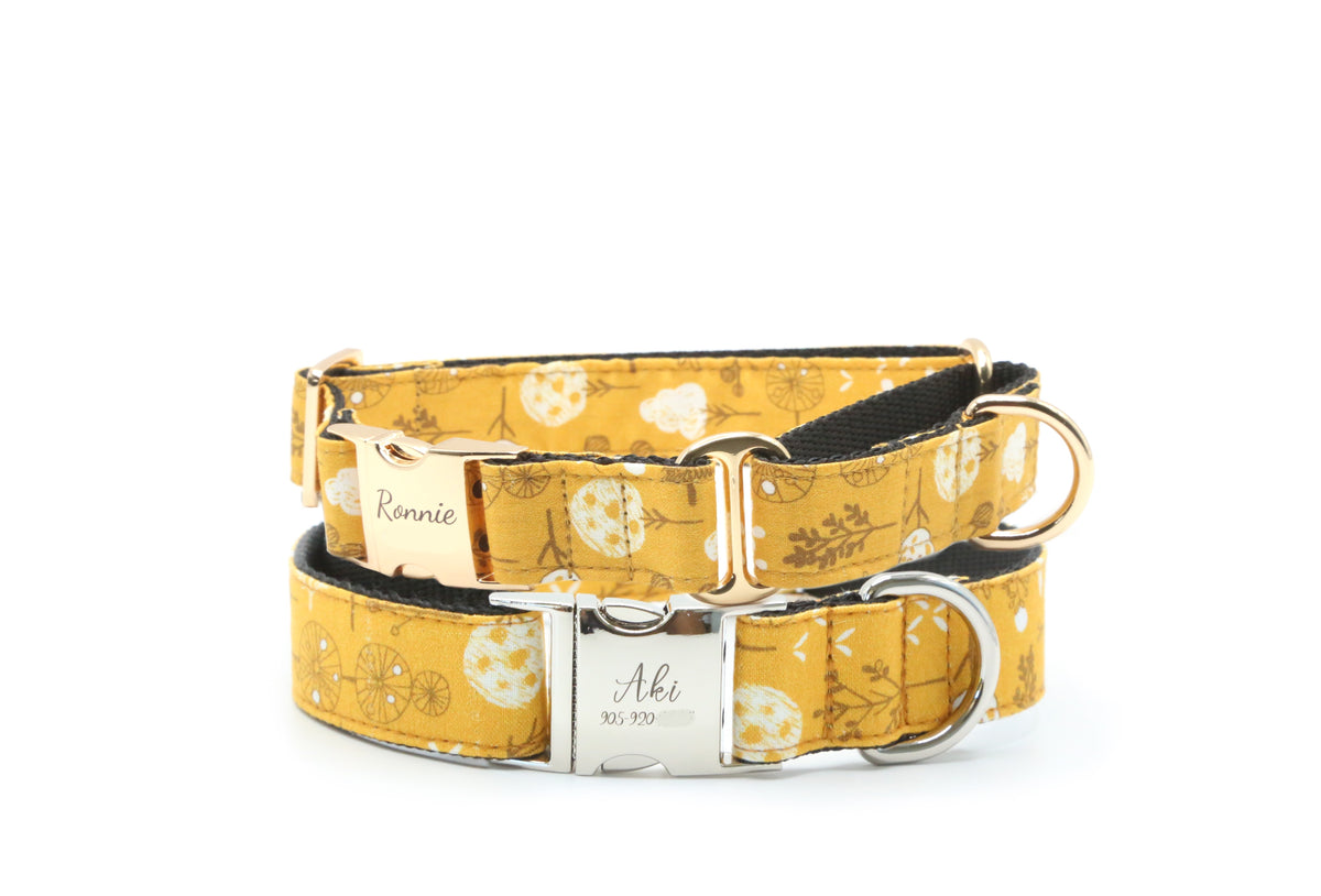 Golden Grove Woodland Dog Collar