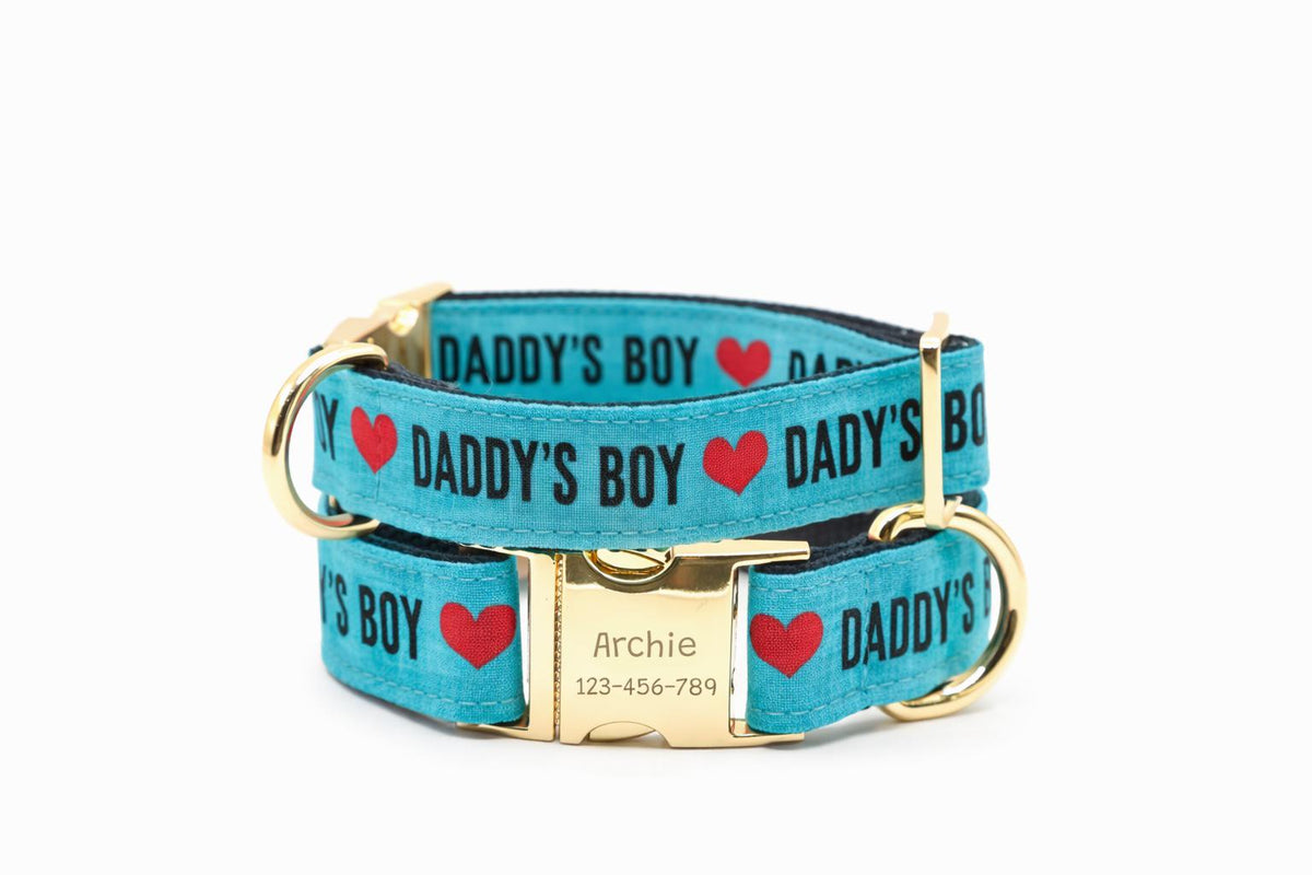 Daddy's Boy Dog Collar