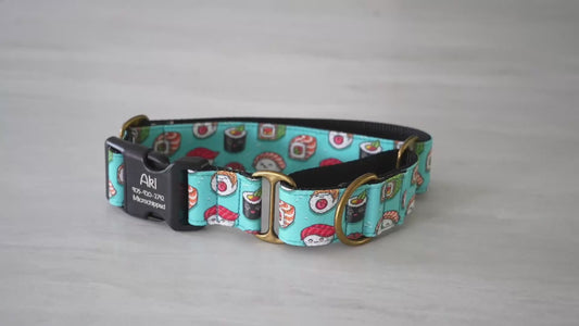 Happy Sushi Dog Collar